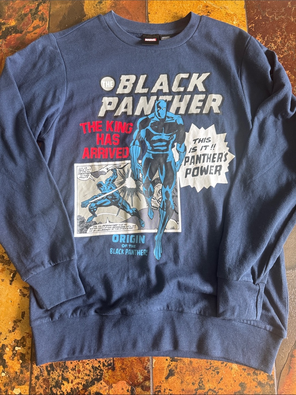 Marvel Black Panther Graphic Crewneck Sweater (1025)
